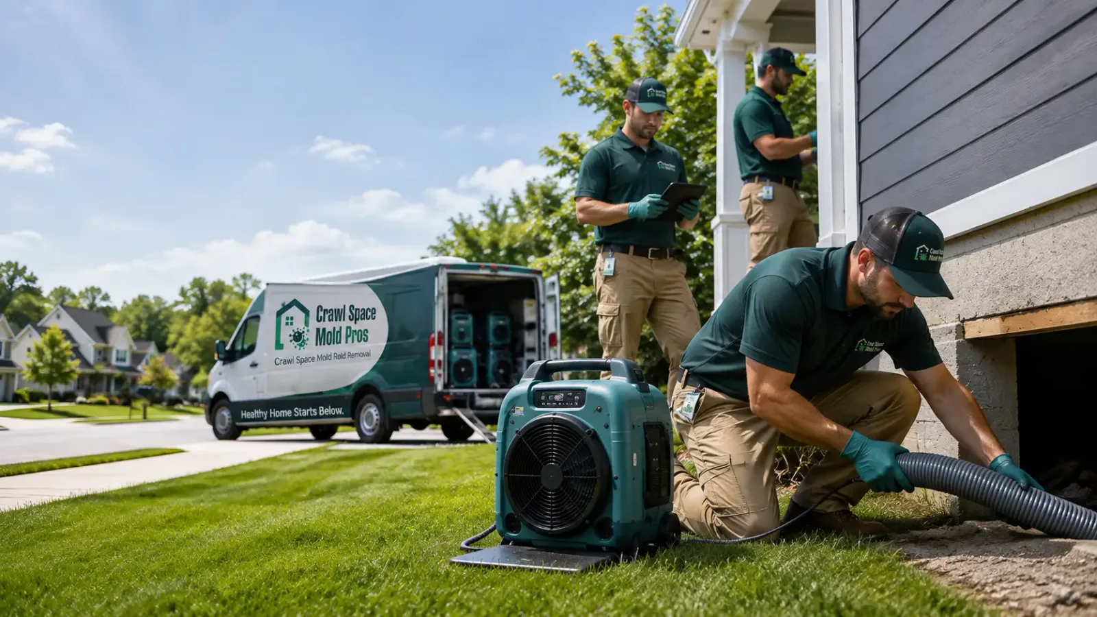 Crawl Space Mold Removal in Bottineau, ND